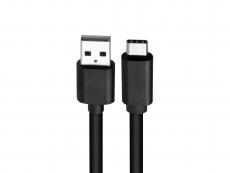 USB to USB-C Data Cable-3A-Black (100cm) - Global 