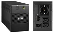 EATON UPS 5E 650i USB DIN, Line-interactive, Tower, 650VA/360W, výstup 1x Schuko (DIN) + 2x IEC C13, USB, bez ventilátor 