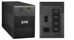 EATON UPS 5E 650i USB, Line-interactive, Tower, 650VA/360W, výstup 4x IEC C13, USB, bez ventilátoru 