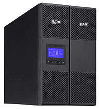 EATON UPS 9SX 11000i, On-line, Tower, 11kVA/10kW, svorkovnice, USB, displej, sinus, ližiny nejsou součástí 