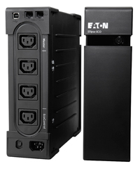 EATON UPS Ellipse ECO 800 IEC USB, Off-line, Tower, 800VA/500W, výstup 4x IEC C13, USB, bez ventilátoru 