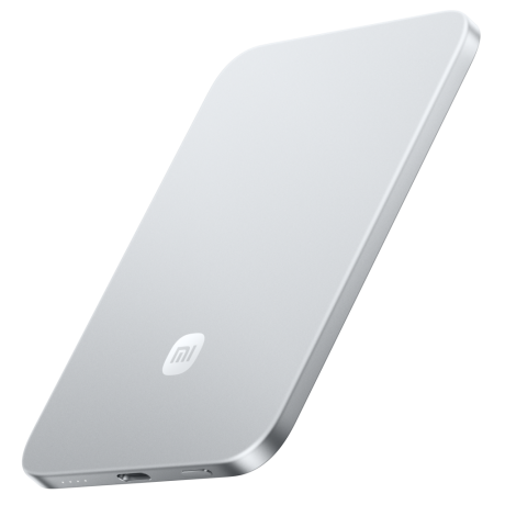 Xiaomi UltraThin Magnetic Power Bank 5000 15W Glacier Silver 