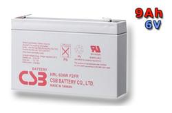 CSB battery kit HRL634WF2, 6V, 34W/cell (9Ah) 