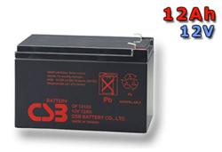 CSB Náhradni baterie 12V - 12Ah GP12120 F2 - kompatibilní s RBC4/6 
