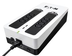 EATON UPS 3S 700 IEC, Off-line, Tower, 700VA/420W, výstup 8x IEC C13, USB, RJ11, 2x USB nabíjení (2A max), bez vent. 