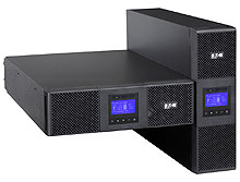 EATON UPS 9SX 5000i, On-line, Rack 3U/Tower, 5kVA/4,5kW, svorkovnice + výstup 8/2x IEC C13/C19, USB, displej, sinus 