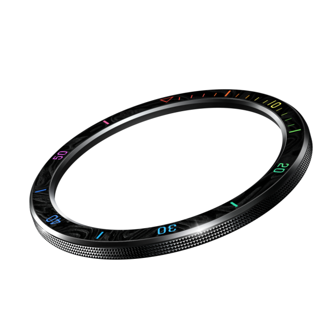 Náhradní luneta pro Xiaomi Watch S3, Rainbow 